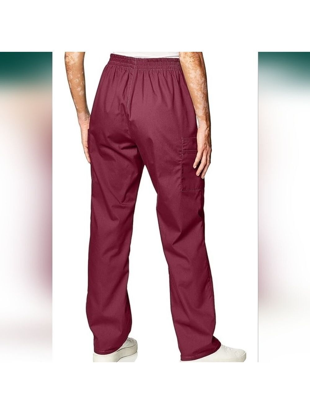 Dickies EDS Signature Women Wine Scrubs Pant NWT Size L Tall